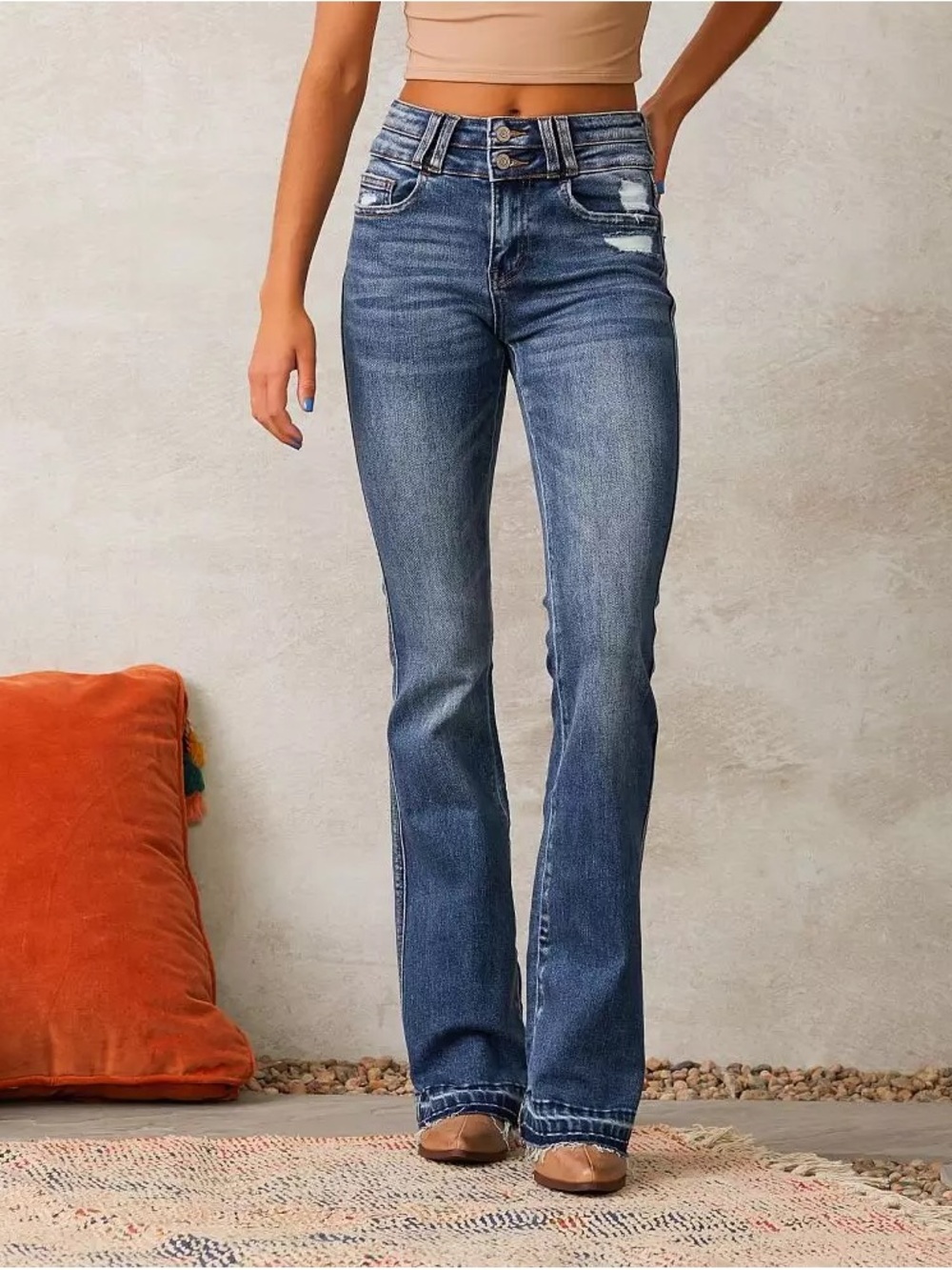 Flying Monkey High Rise Boot Stretch Jean